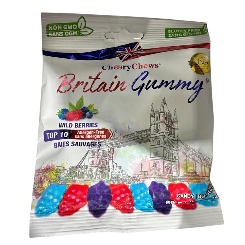 Britain Gummy Wild Berries 80g (12 pack)