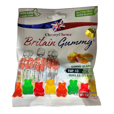 Britain Gummy Bears 80g (12 pack)