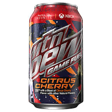 Mountain Dew Game Fuel Citrus Cherry 355ml - Case of 12