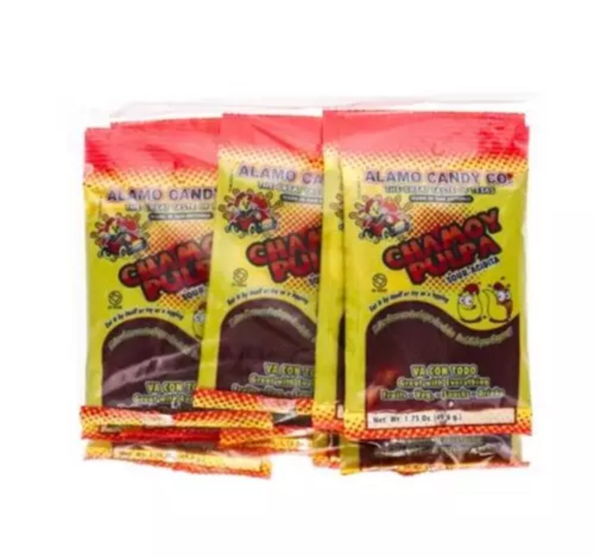 Alamo Candy Chamoy Pulpa Sour - 12ct