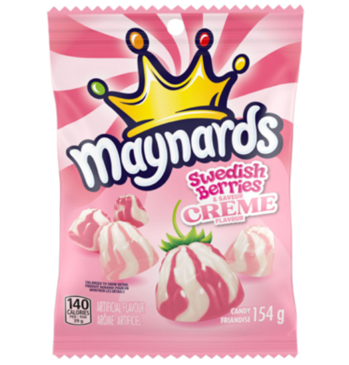 Maynards Swedish Berries & Sour Creme 154g - Case of 12 (BB: Mar 29)