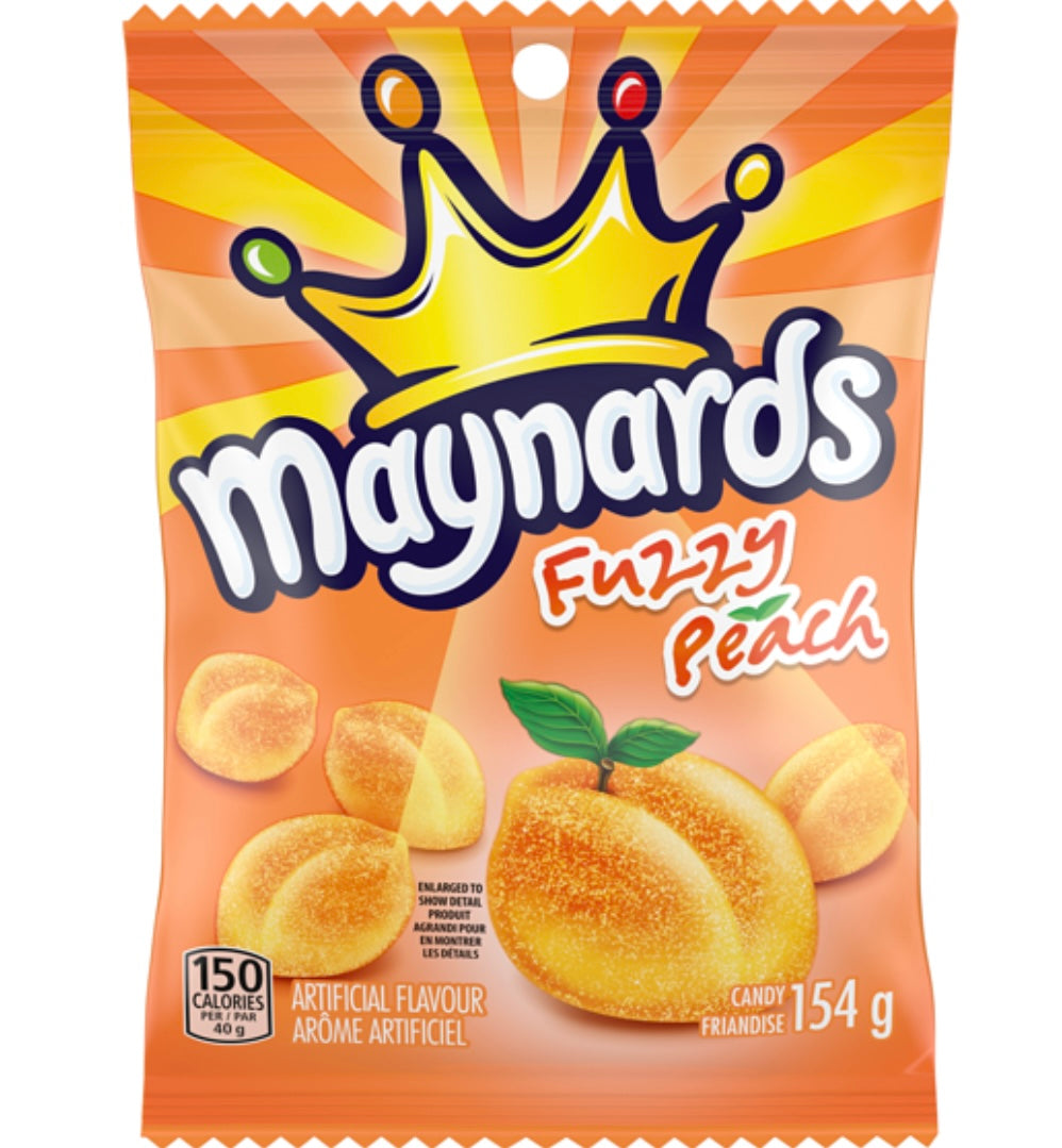 Maynard's Fuzzy Peach 154g - Case of 12