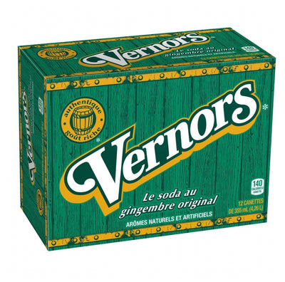 Vernors Ginger Ale Original - Case of 12