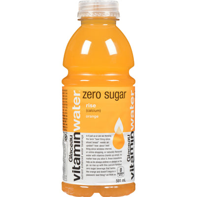 Glaceau Vitamin Water Zero Sugar Rise Orange 591ml (12 pack)