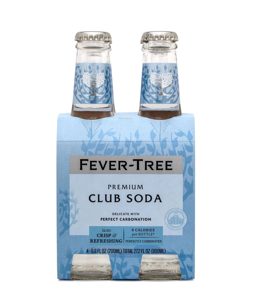 Fever-Tree Premium Club Soda 200ml - 4 Pack