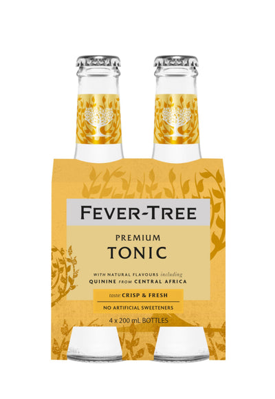 Fever-Tree Premium Indian Tonic Water 200ml - 4 Pack