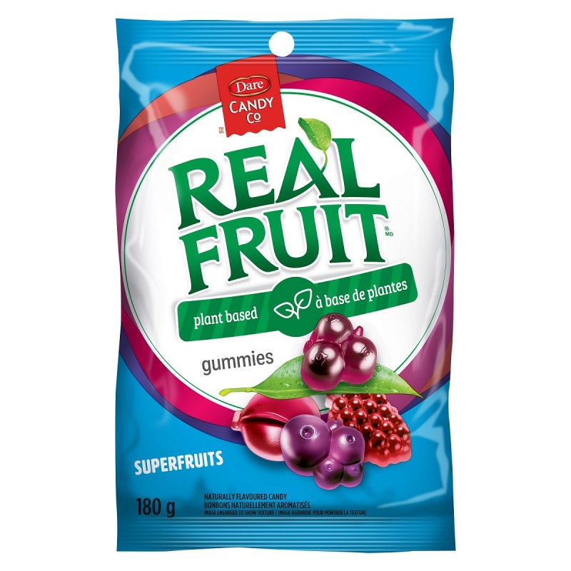 Dare Real Fruit Superfruit Gummies - Case of 12