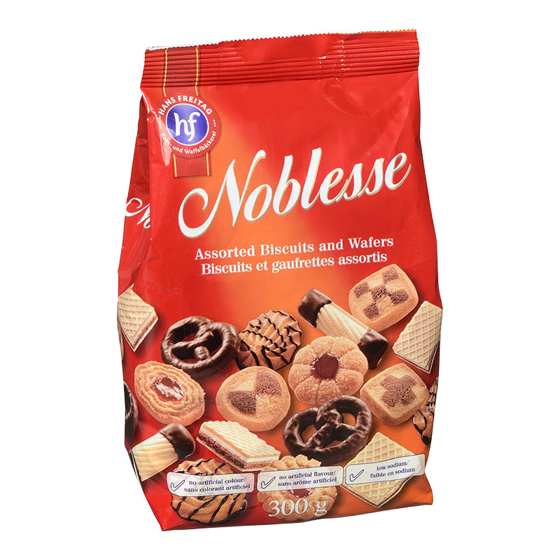 HF Noblesse Assorted Biscuits & Wafers 300g (Case of 10)