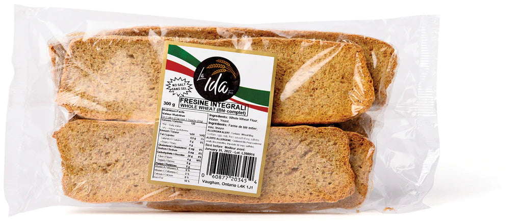 La Ida Fresine Whole Wheat No Salt 300g