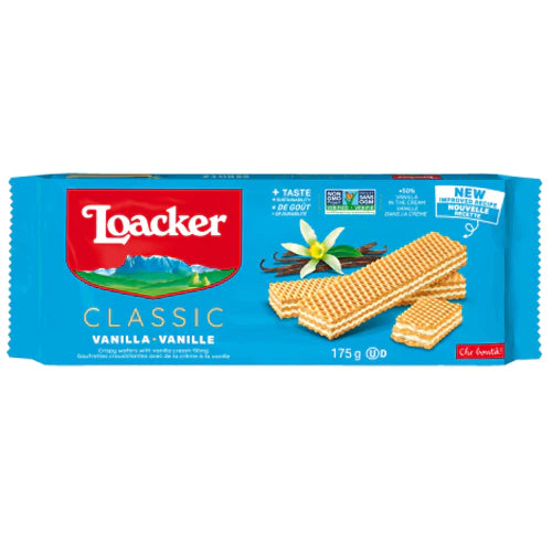 Loacker Classic Wafers Vanilla 175g - Case of 18