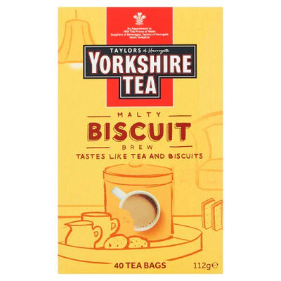 Yorkshire Malty Biscuit Brew Tea - 40ct