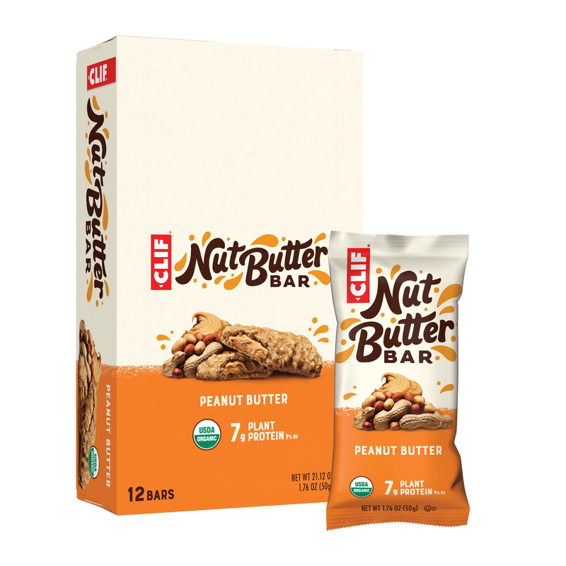 Clif Nut Butter Bar Peanut Butter 50G 12Ct