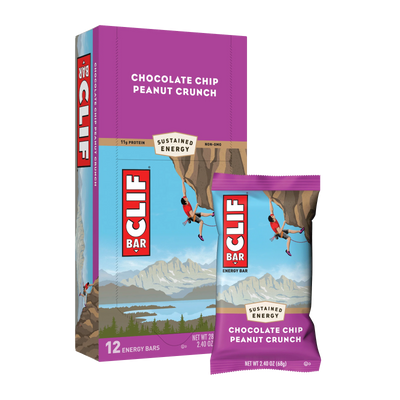 Clif Bar Chocolate Chip Peanut Crunch 68g - 12ct