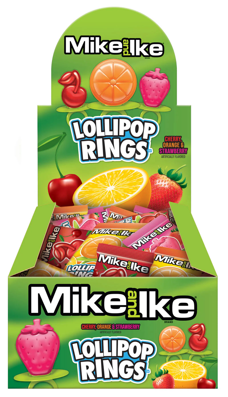 Mike & Ike Lollipop Rings - 24ct