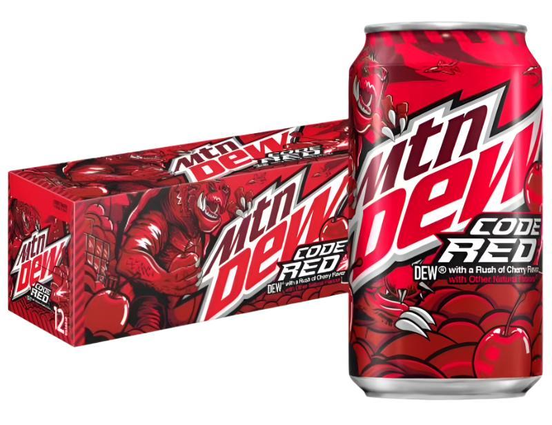 Mountain Dew Code Red 355ml - Case of 12