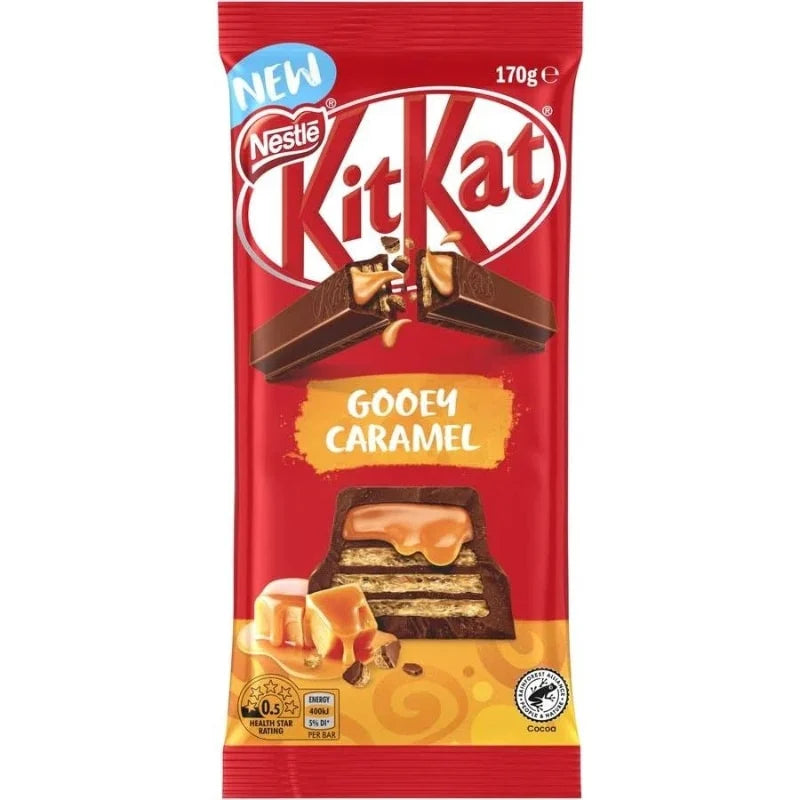 Kit Kat Gooey Caramel 170g - Case of 13 - Australia