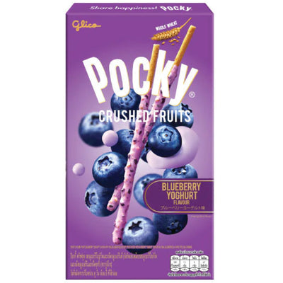 Pocky Crushed Fruits Blueberry Yoghurt Sticks 38g - 10ct (Thailand)