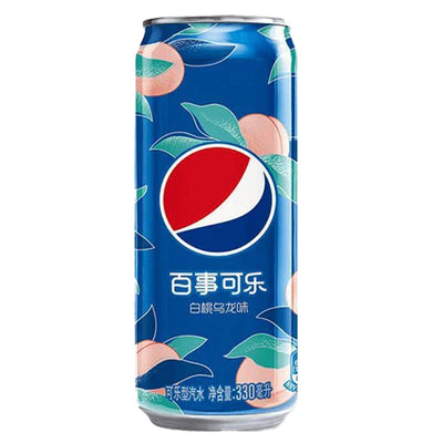 Pepsi White Peach Oolong 330ml - Case of 12 (China)