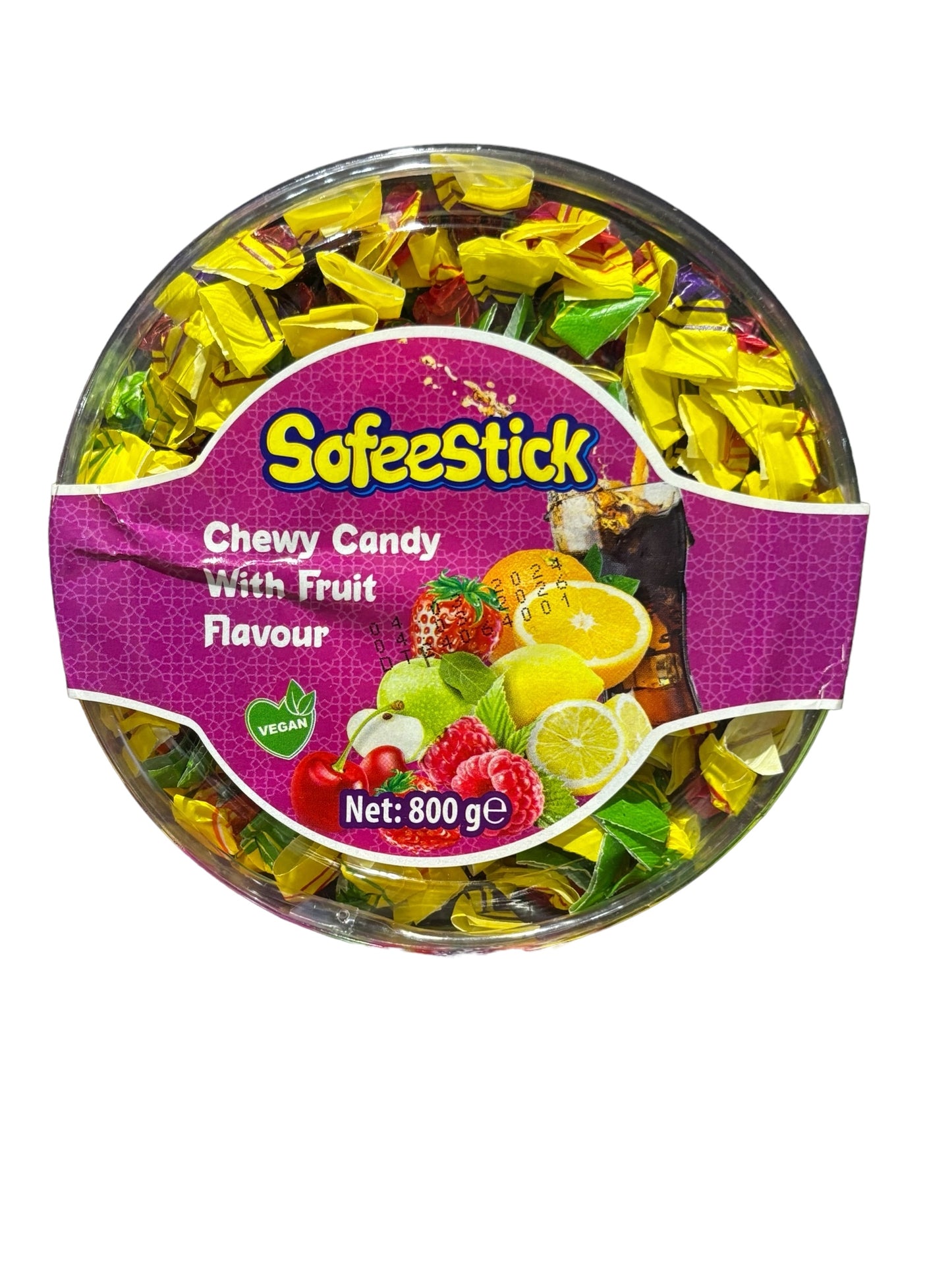 Sofeestick Chewy Candy with Fruit Sticks 800g - Turkey