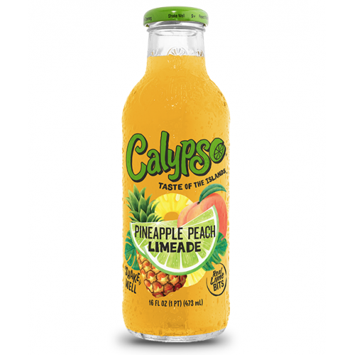 Calypso Pineapple Peach Limeade 473ml - Case of 12