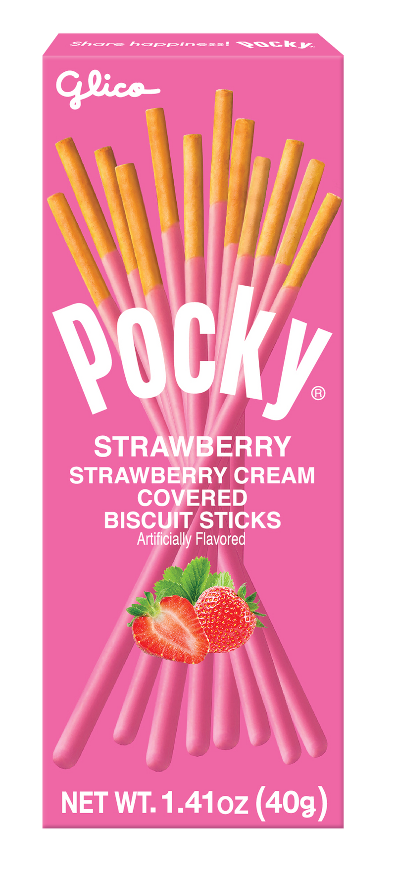 Pocky Strawberry Biscuit Sticks 10ct - China