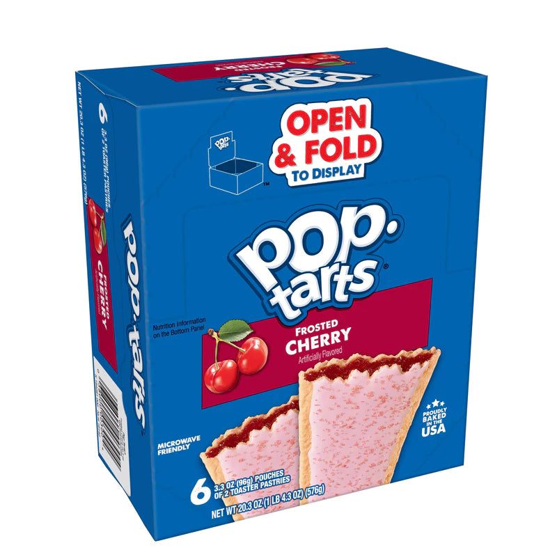 Pop Tarts Frosted Cherry 576g - Box of 6 Units