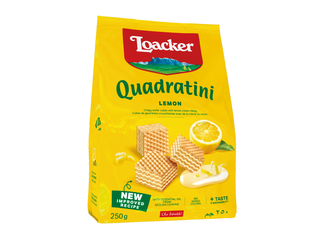 Loacker Quadratini Lemon 250G