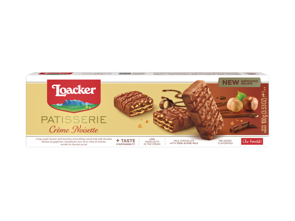 Loacker Patisserie Creme Noisette Wafers 100G