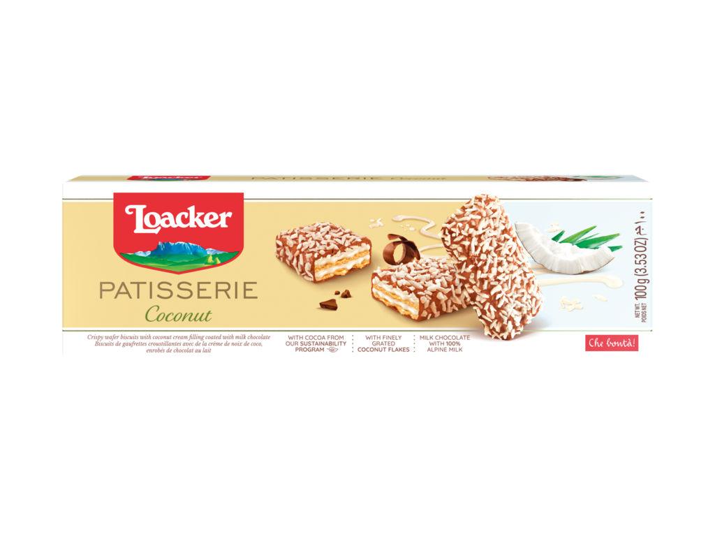 Loacker Patisserie Coconut Wafers 100G