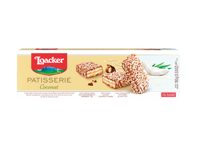 Loacker Patisserie Coconut Wafers 100G