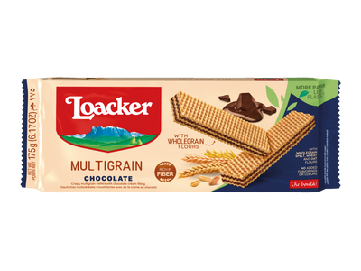 Loacker Multigrain Chocolate 175g - Case of 18