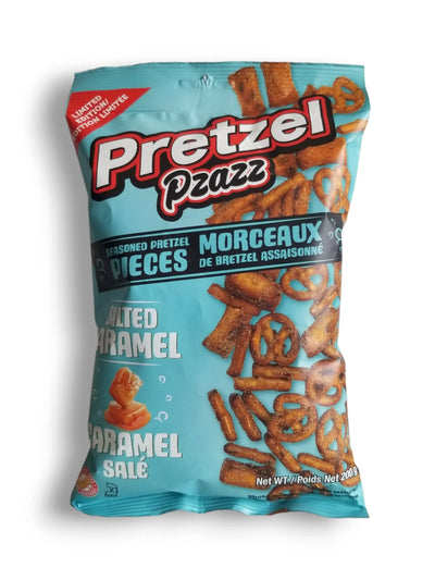 Pretzel Pzazz Salted Caramel 200g - 12 Pack