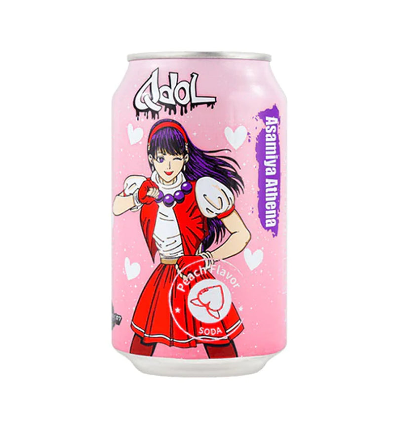 Qdol Peach Flavor Soda 330ml - 24 Cans - China