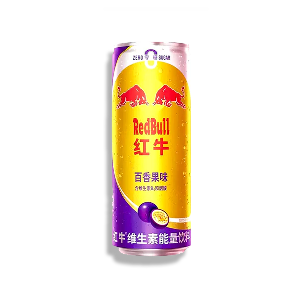 Red Bull Energy Drink Passionfruit Flavor 325ml - 24 Pack - China