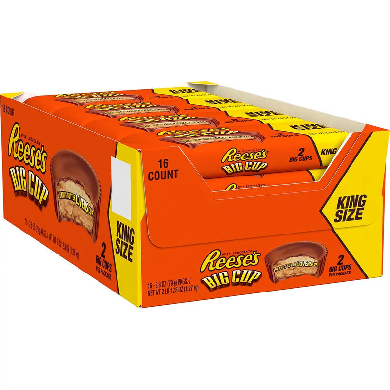 Reese's Big Cup King Size 79G - 16Ct - USA