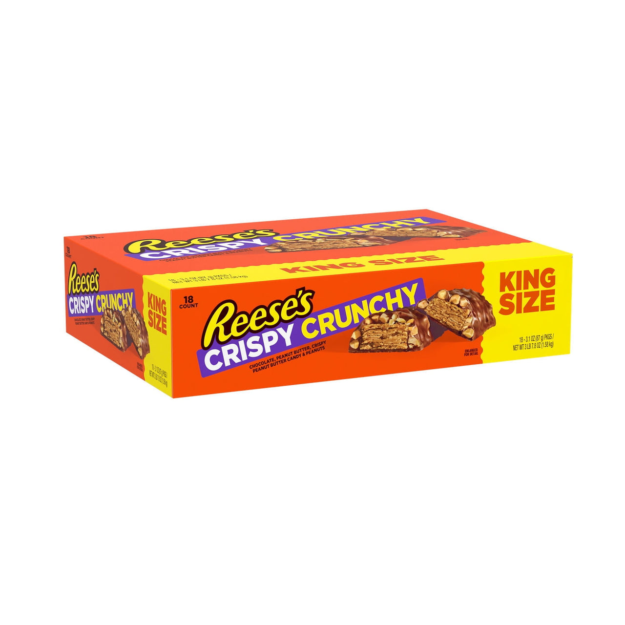 Reese's Crispy Crunchy King Size 87g - 18Ct