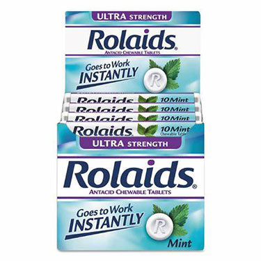 Rolaids Ultra Strength Mint Antacid - 12ct