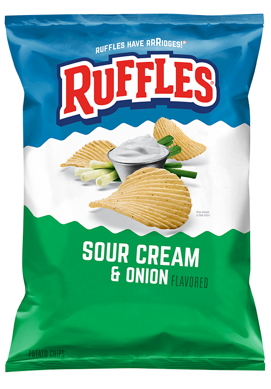 Ruffles Sour Cream & Onion Potato Chips 60g - 36 Count – Stockup Market