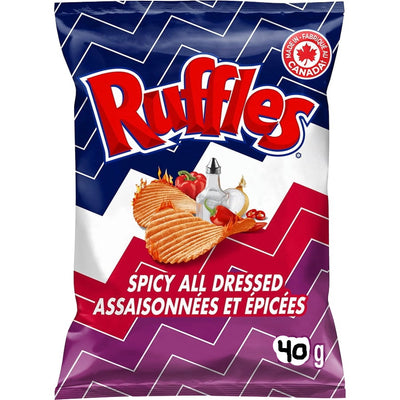 Ruffles Spicy All Dressed 40g - 48ct