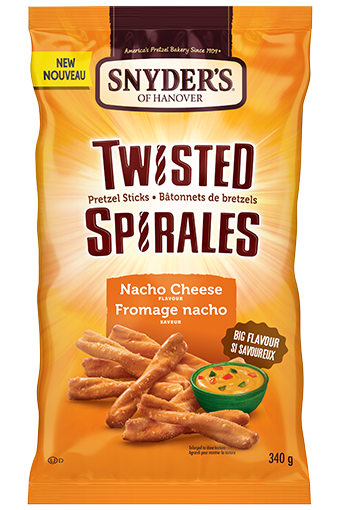 Snyder's Pretzel Twisted Sticks Nacho Cheese 340g - Case of 12