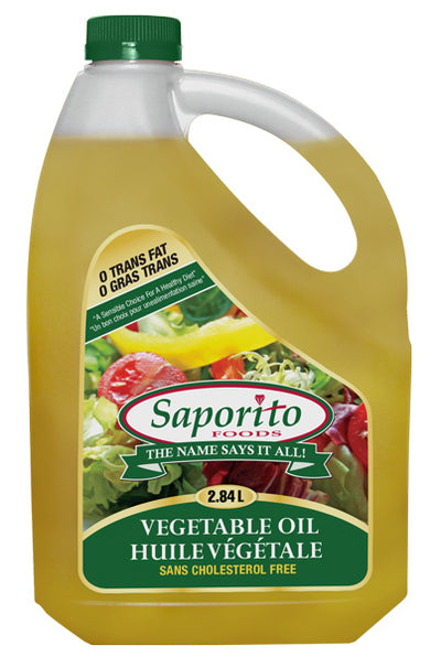 Saporito Vegetable Oil 2.84L - Case of 6