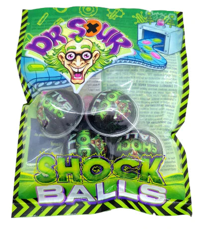 Dr Sour Shock Balls 4Pcs Bag 72g - Case of 24