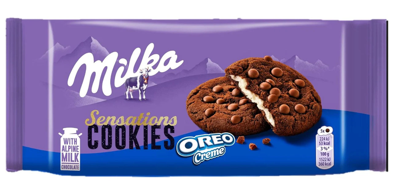 Milka Cookie Sensations Oreo Creme 156g (Case of 12) - EU