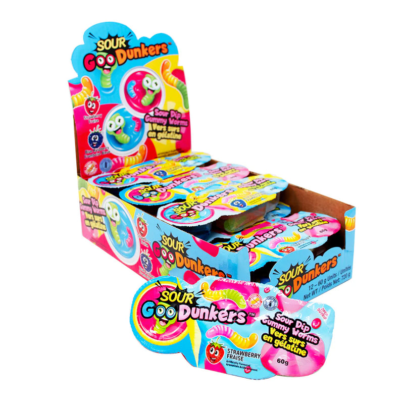 Sour Goo Dunkers Candy - 12ct