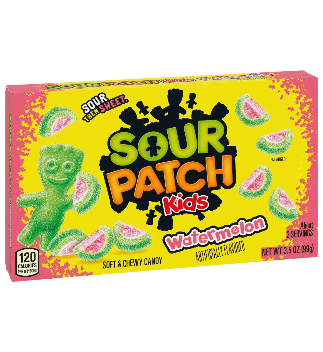 Sour Patch Kids Watermelon Theater Box 99g - Case Of 12