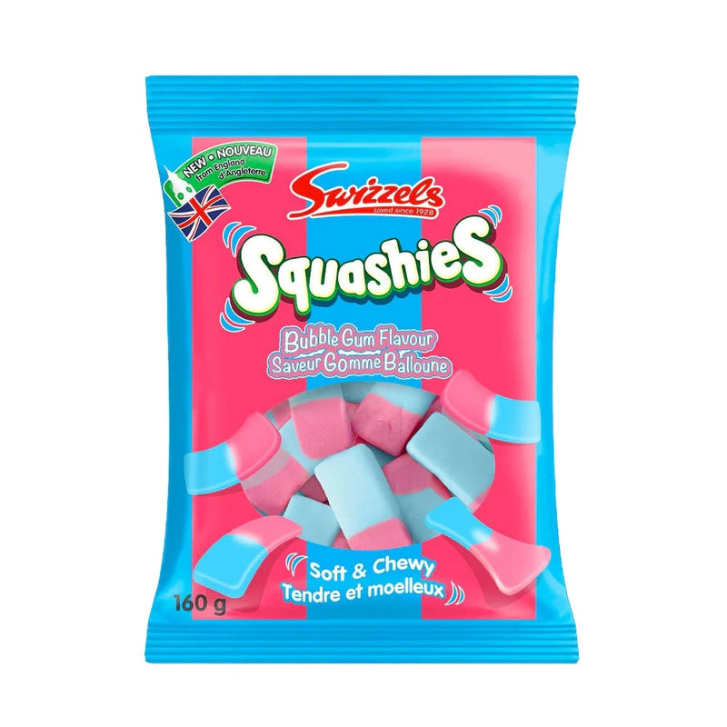 Swizzels Squashies Bubblegum Flavour - Case of 10