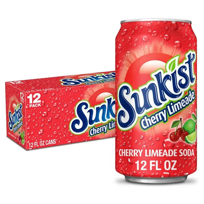 Sunkist Cherry Limeade Can - Case of 12