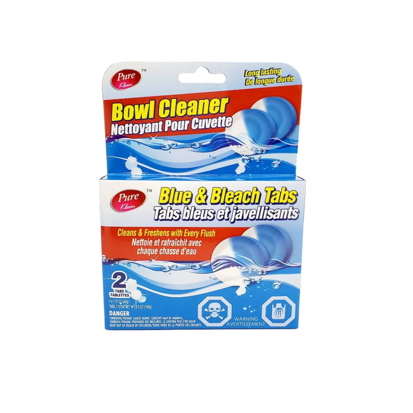 Pure Kleen Blue Bleach Tabs 2Pk