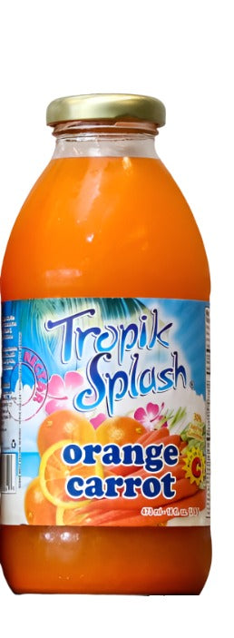 Tropik Splash Orange Carrot 473ml - Case of 12