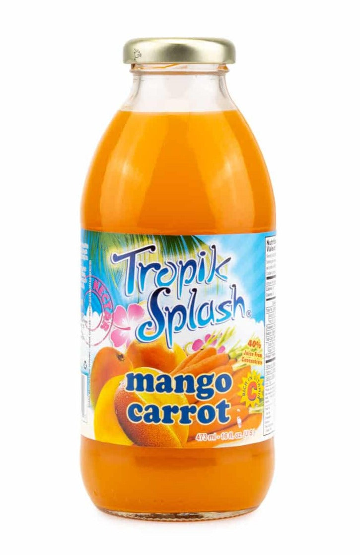 Tropik Splash Mango Carrot 473ml - Case of 12